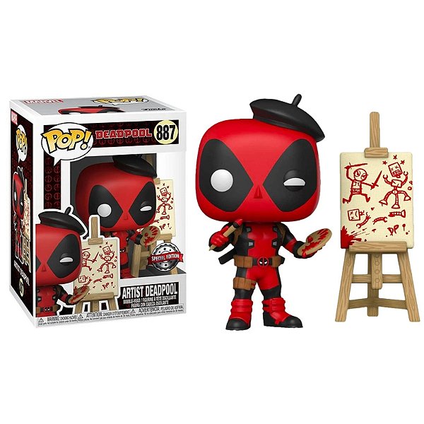 Funko Pop! Marvel Deadpool Artist Deadpool 887 Exclusivo