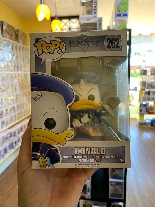 Funko Pop! Games Kingdom Hearts Donald 262 * CAIXA COM DETALHE