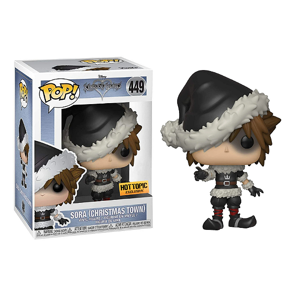 Funko Pop! Games Kingdom Hearts Sora (Christmas Town) 449 Exclusivo