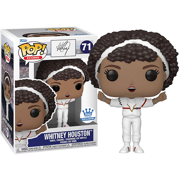 Funko Pop! Icons Whitney Houston 71 Exclusivo