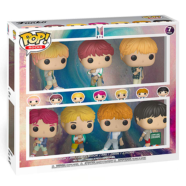 Funko Pop! Rocks BTS 7 Pack Exclusivo