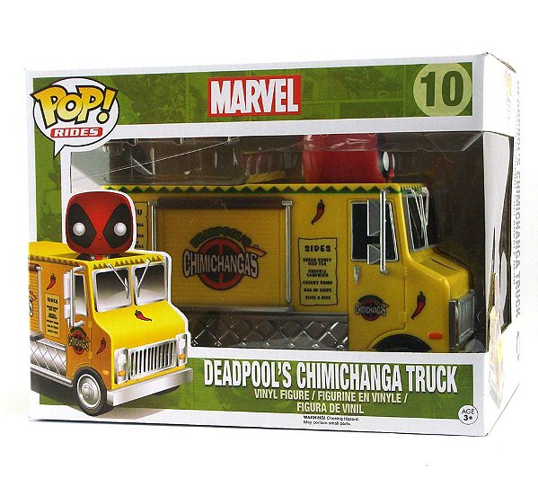 Funko Pop! Rides Marvel Deadpools Chimichanga Truck 10