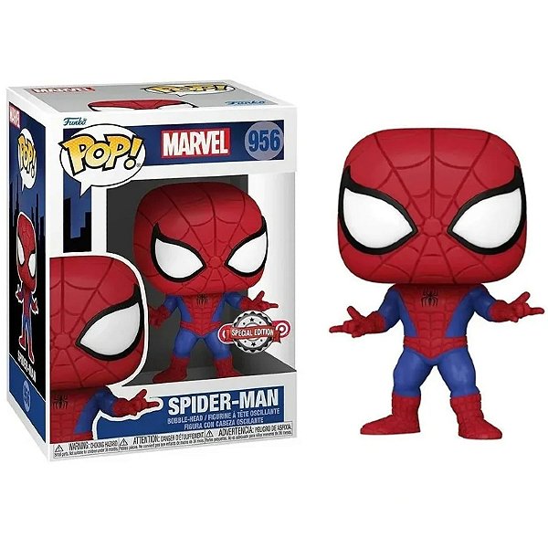 Funko Pop! Marvel Homem Aranha / Spider Man 956 Exclusivo