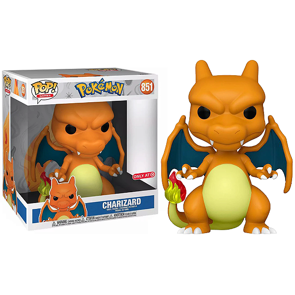 Funko Pop! Games Pokemon Charizard 851 Exclusivo 10 Polegadas