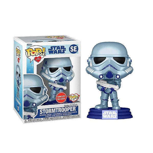 Funko Pop! Television Star Wars Make A Wish Stormtrooper SE Exclusivo