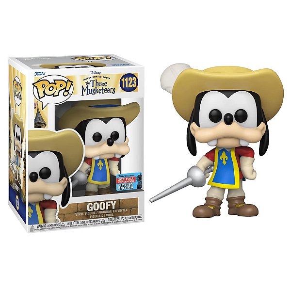 Funko Pop! Disney Os Tres Mosqueteiros Pateta Goofy 1123 Exclusivo