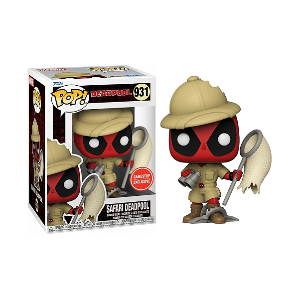 Funko Pop! Marvel Deadpool Safari Deadpool 931 Exclusivo