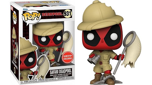 Funko Pop! Marvel Deadpool Safari Deadpool 931 Exclusivo