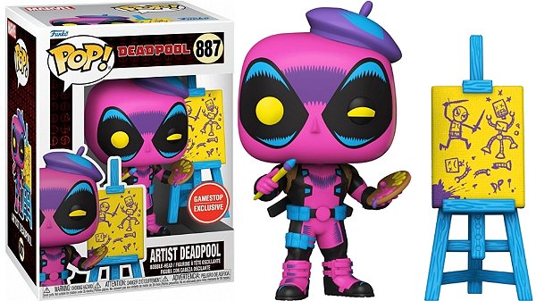 Funko Pop! Marvel Deadpool Artist Deadpool 887 Exclusivo