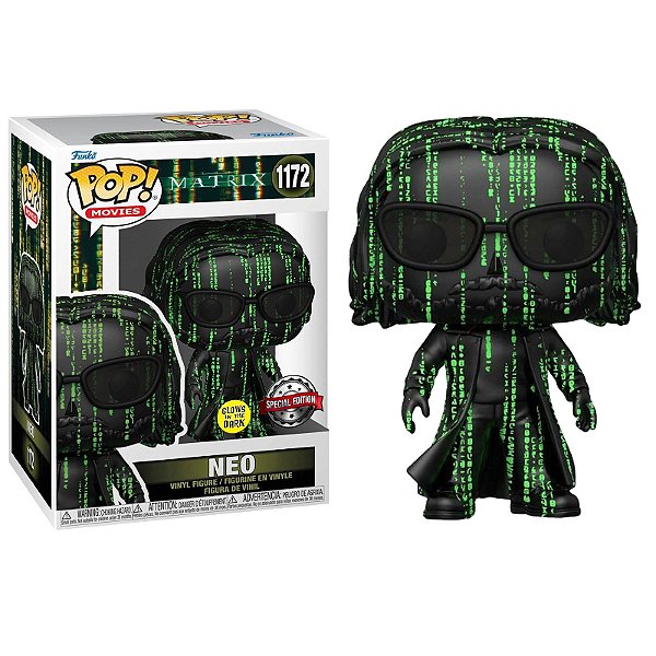 Funko Pop! Filme Matrix Neo 1172 Exclusivo Glow
