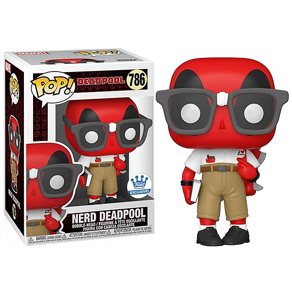 Funko Pop! Marvel Deadpool Nerd Deadpool 786 Exclusivo
