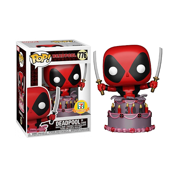 Funko Pop! Marvel Deadpool In Cake 776 Exclusivo Metallic