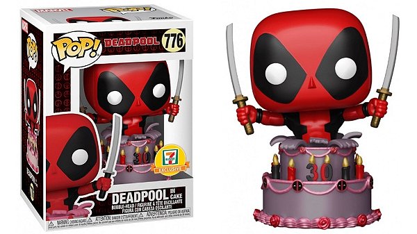 Funko Pop! Marvel Deadpool In Cake 776 Exclusivo Metallic