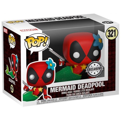 Funko Pop! Marvel Deadpool Mermaid Deadpool 321 Exclusivo