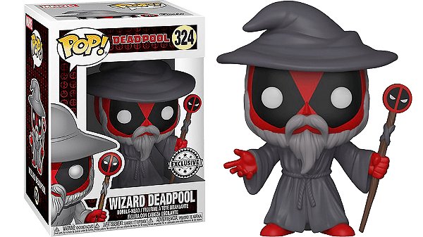 Funko Pop! Marvel Deadpool Wizard Deadpool 324 Exclusivo