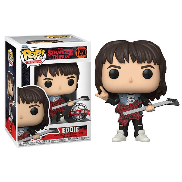 Funko Pop! Television Stranger Things Eddie 1250 Exclusivo