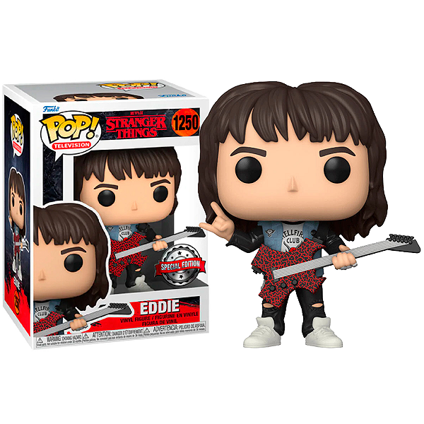 Funko Pop! Television Stranger Things Eddie 1250 Exclusivo