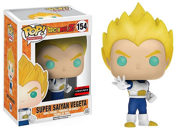Funko Pop! Animation Dragon Ball Z Super Saiyan Vegeta 154 Exclusivo