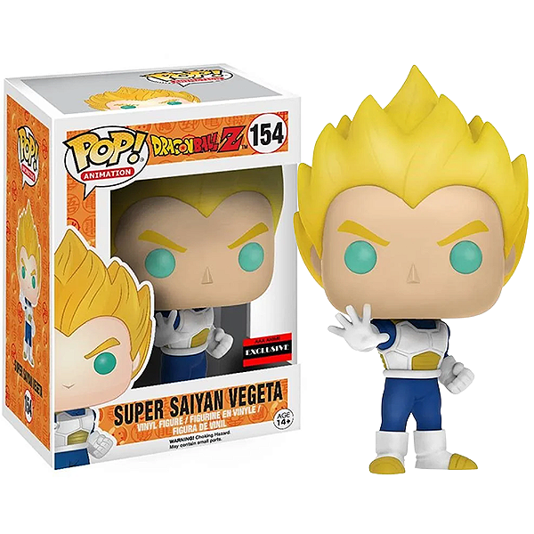 Funko Pop! Animation Dragon Ball Z Super Saiyan Vegeta 154 Exclusivo
