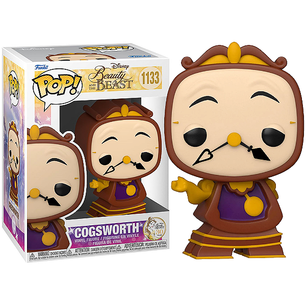 Funko Pop! Disney A Bela e A Fera Cogsworth 1133