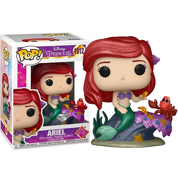 Funko Pop! Disney A Pequena Sereia Ariel 1012 Exclusivo Diamond
