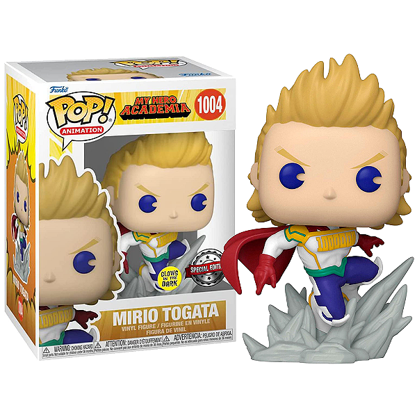 Funko Pop! Animation My Hero Academia Mirio Togata 1004 Exclusivo Glow