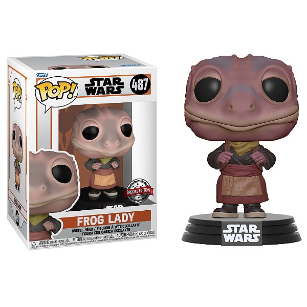 Funko Pop! Television Star Wars Frog Lady 487 Exclusivo