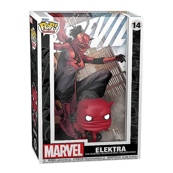 Funko Pop! Album Marvel Comic Covers Elektra 14