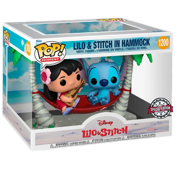 Funko Pop! Moment Disney Lilo & Stitch In Hammock 1200 Exclusivo