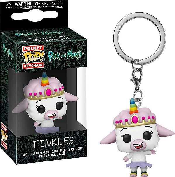 Chaveiro Funko Pop Keychain Rick And Morty Tinkles