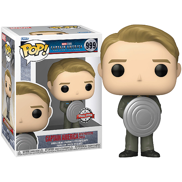 Funko Pop! Marvel Capitão America / Captain America 999 Exclusivo