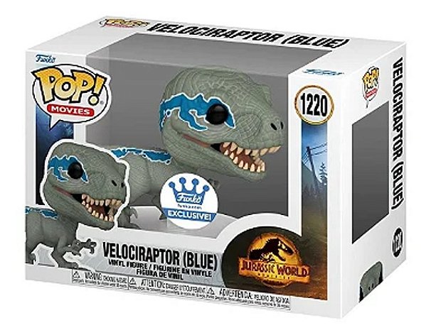 Funko Pop! Filme Jurassic World Velociraptor Blue 1220 Exclusivo