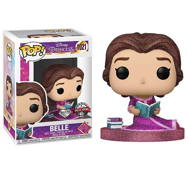 Funko Pop! Disney Princesas A Bela E A Fera Belle 1021 Exclusivo Diamond
