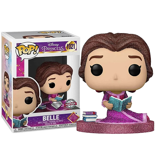 Funko Pop! Disney Princesas A Bela E A Fera Belle 1021 Exclusivo Diamond