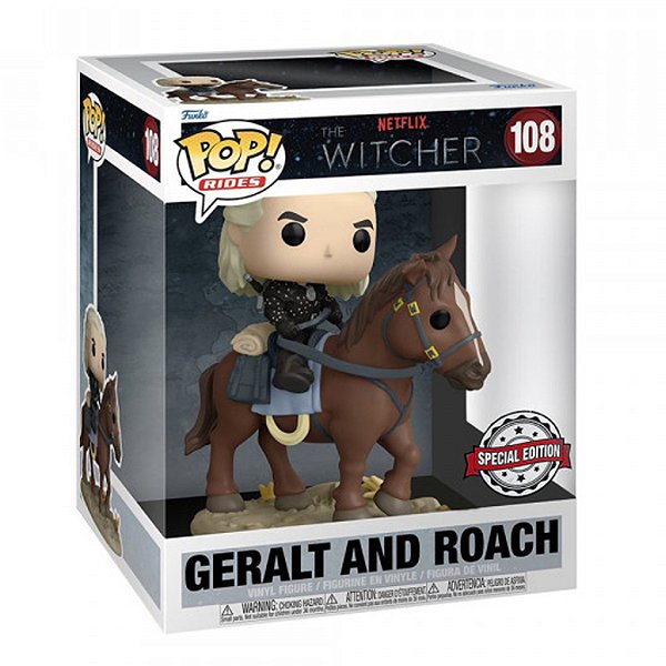 Funko Pop! Rides Television The Witcher Geralt And Roach 108 Exclusivo