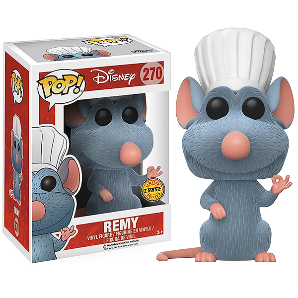 Funko Pop! Disney Ratatouille Remy 270 Exclusivo Chase Flocked