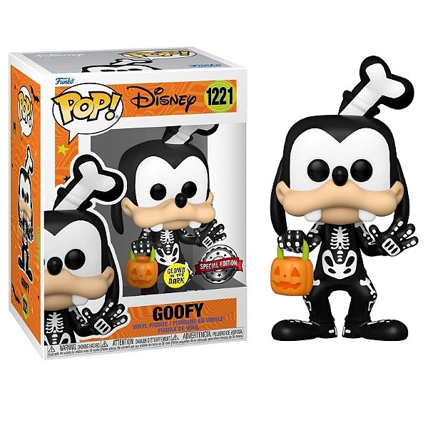 Funko Pop! Disney Pateta Skeleton Goofy 1221 Exclusivo Glow