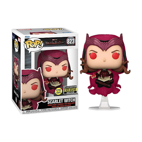 Funko Pop! Marvel Wandavision Scarlet Witch 823 Exclusivo Glow
