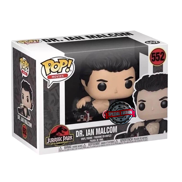 Funko Pop! Filme Jurassic Park Dr. Ian Malcom 552 Exclusivo