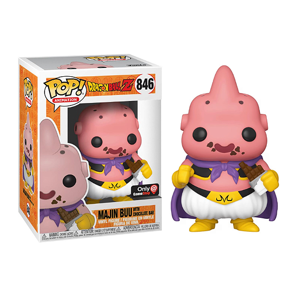 Funko Pop! Animation Dragon Ball Z Majin Buu With Chocolate Bar 846 Exclusivo