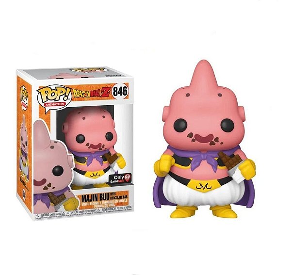 Funko Pop! Animation Dragon Ball Z Majin Buu With Chocolate Bar 846 Exclusivo