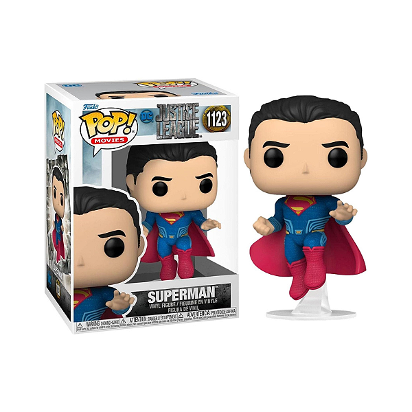 Funko Pop! Dc Comics Liga Da Justiça Superman 1123 Exclusivo