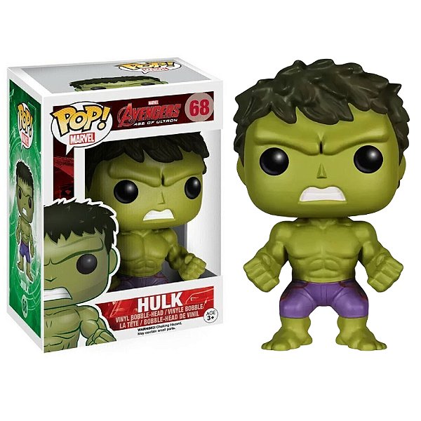 Funko Pop! Marvel Vingadores Avengers Hulk 68