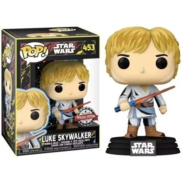 Funko Pop Television Star Wars Luke Skywalker 453 Exclusivo