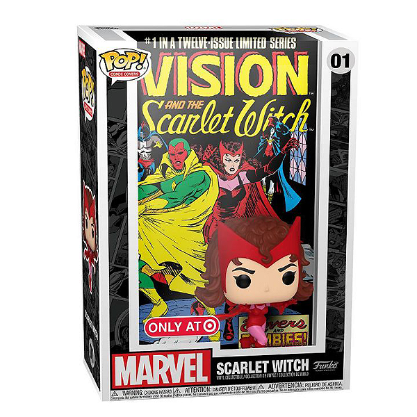 Funko Pop! Comic Covers Marvel WandaVision Scarlet Witch 01 Exclusivo