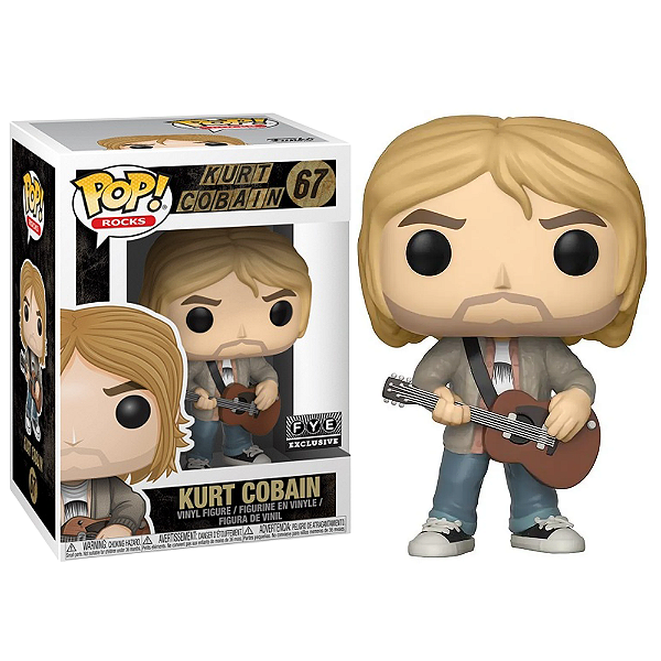 Funko Pop! Rocks Kurt Cobain 67 Exclusivo