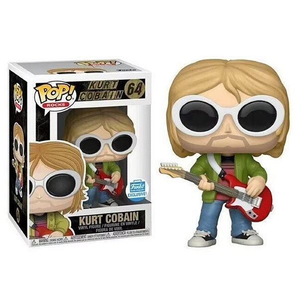 Funko Pop! Rocks Kurt Cobain 64 Exclusivo