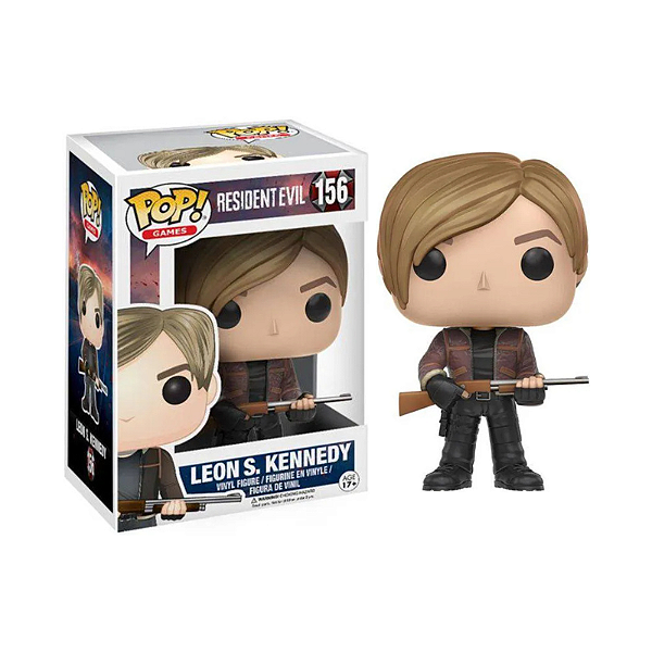 Funko Pop! Games Resident Evil Leon S. Kennedy 156 Original - Moça