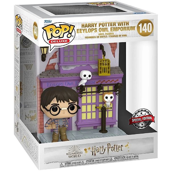 Funko Pop! Deluxe Filme Harry Potter With Eeylops Owl Emporium 140 Exclusivo
