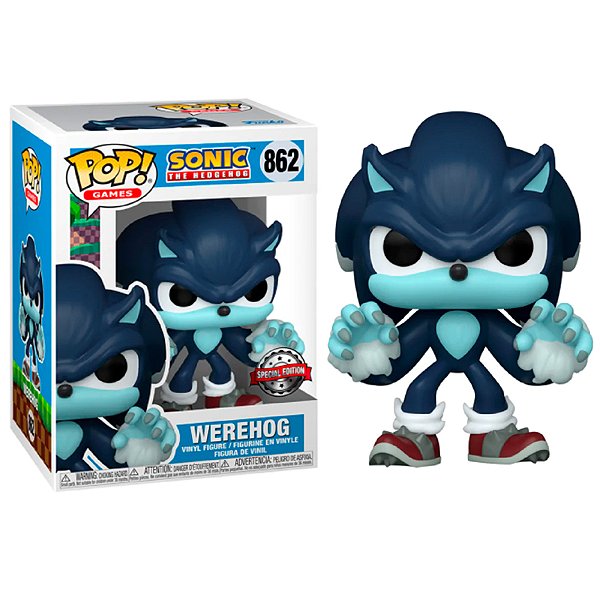 Funko Pop! Games Sonic Werehog 862 Exclusivo